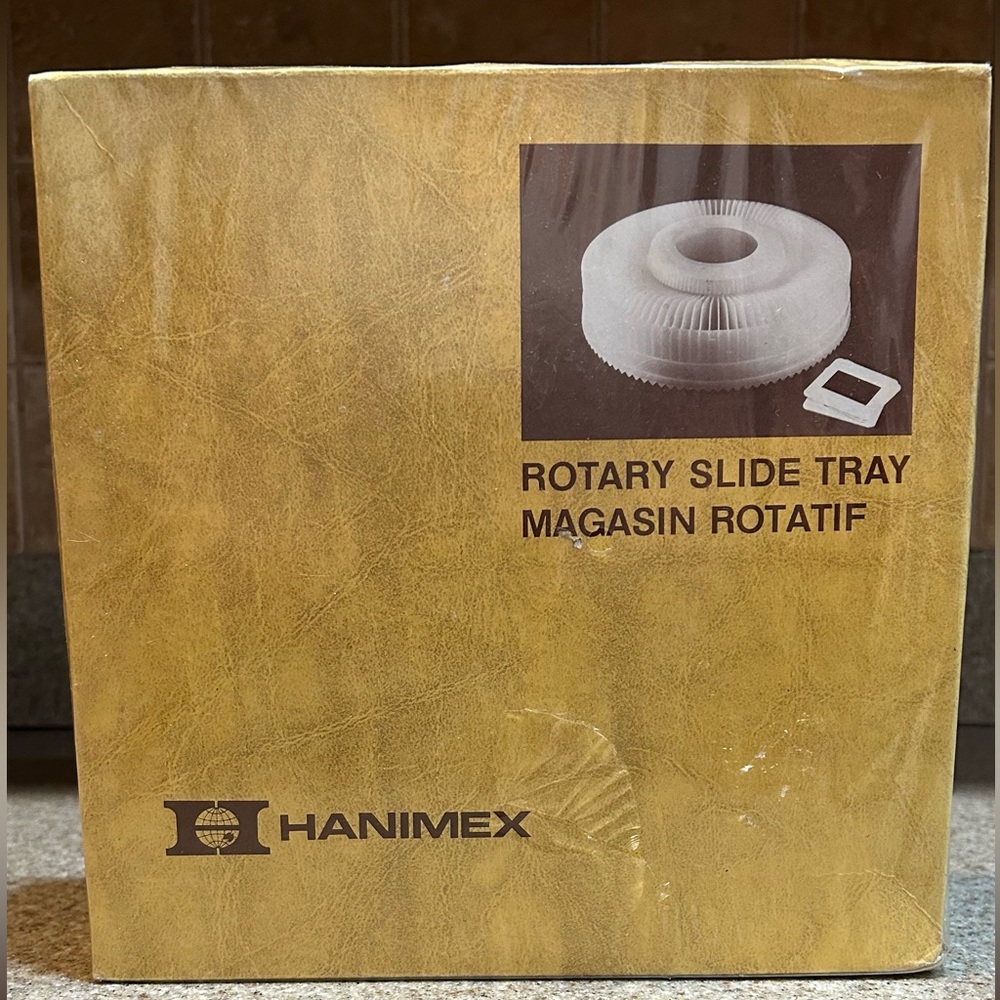 Hanimex Rotary Slide Tray  Vintage Each Holds 100 2"x2" Slide Sealed Box New